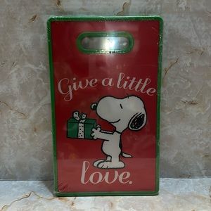 Peanuts: Christmas theme cutting board